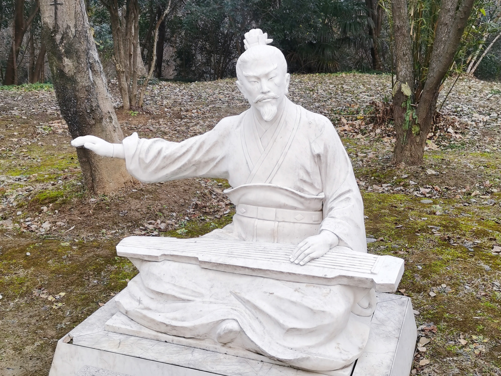 淝水之戰(zhàn)東晉決策者謝安塑像